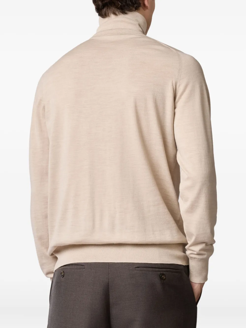 Tod's Turtleneck Long-sleeve Sweater In Neutral