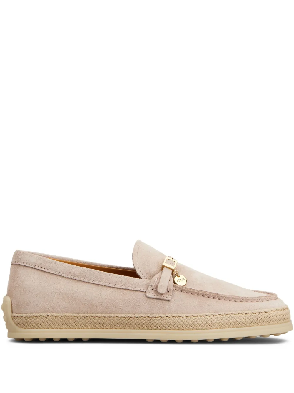 Tod's suede loafers Pink