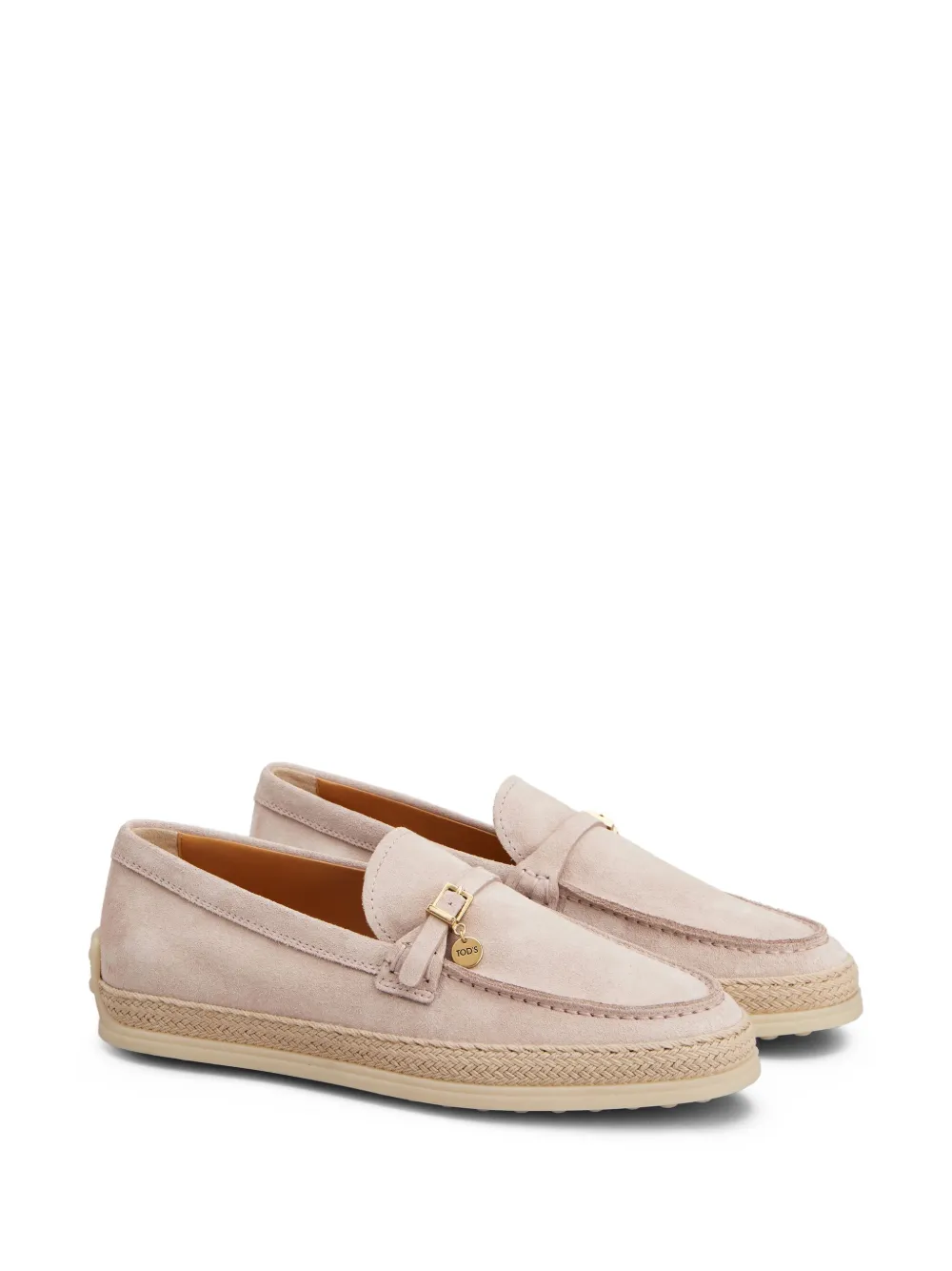 Tod's suede loafers Pink