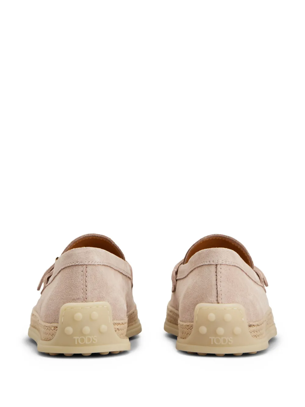 Tod's suede loafers Pink