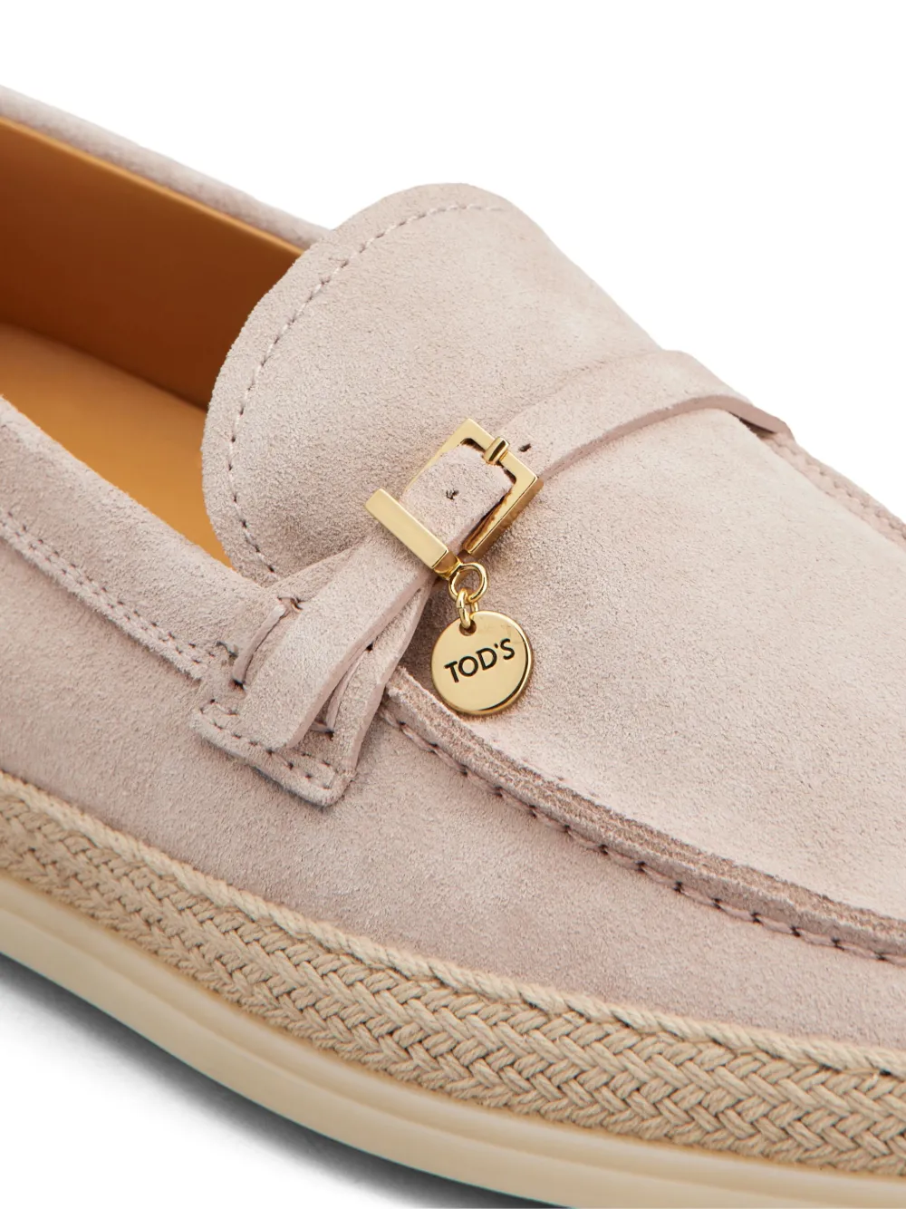 Tod's suede loafers Pink