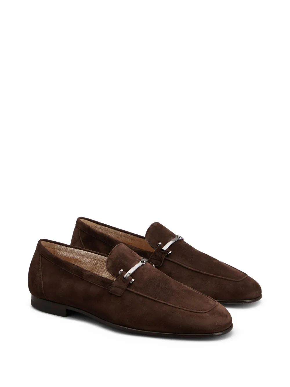 Tod's suede loafers Brown