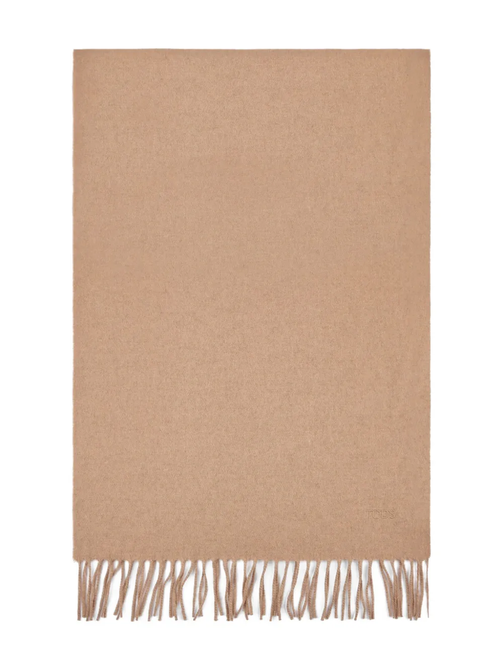 Tod's fringed cashmere scarf - Neutrals