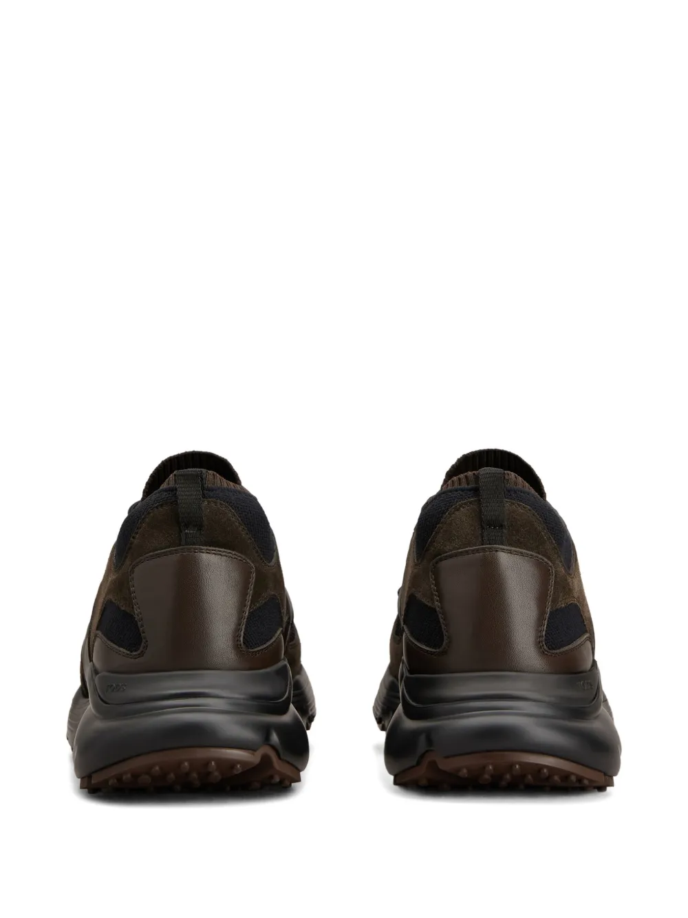 Tod's mesh-panelled chunky sneakers Brown
