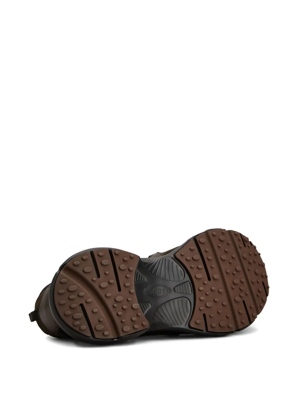 Tod's mesh-panelled chunky sneakers Brown