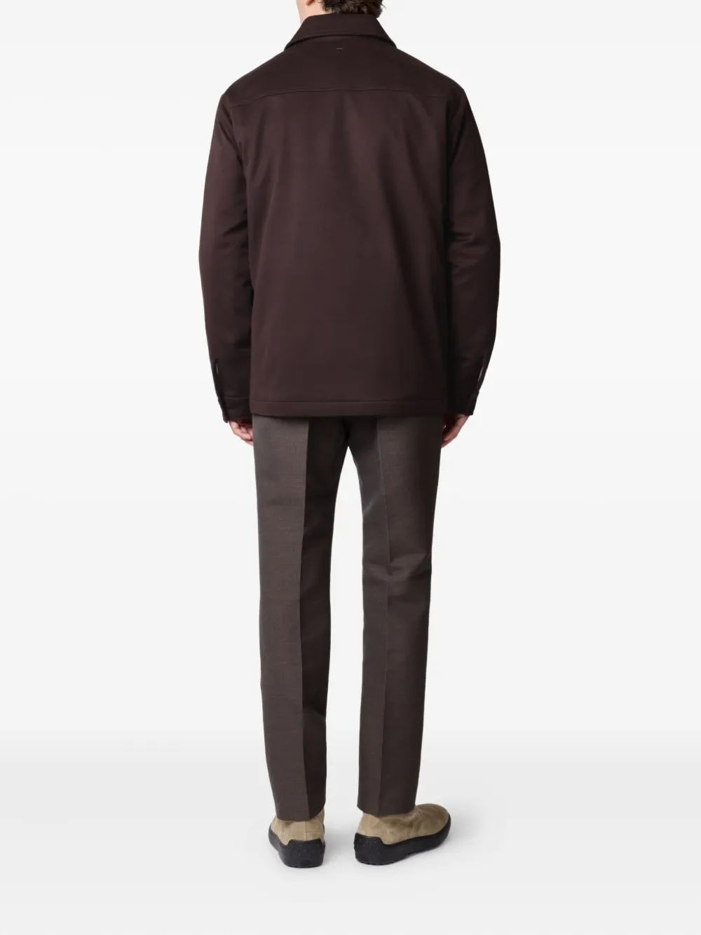 Tod's Drap shirtjack Bruin
