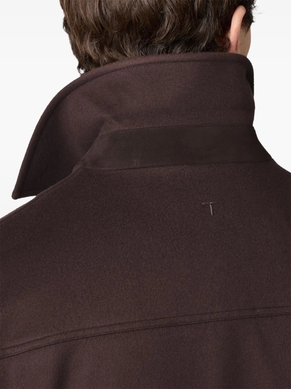 Tod's Drap shirtjack Bruin