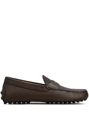 Tod's T Ring City Gommino Loafers | Brown | FARFETCH