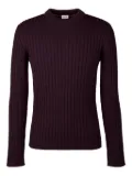 Tod's ribbed crew-neck sweater - Red