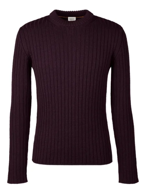 Tod's ribbed crew-neck sweater