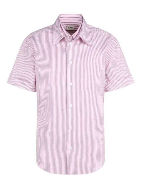 Tod's striped belted shirt