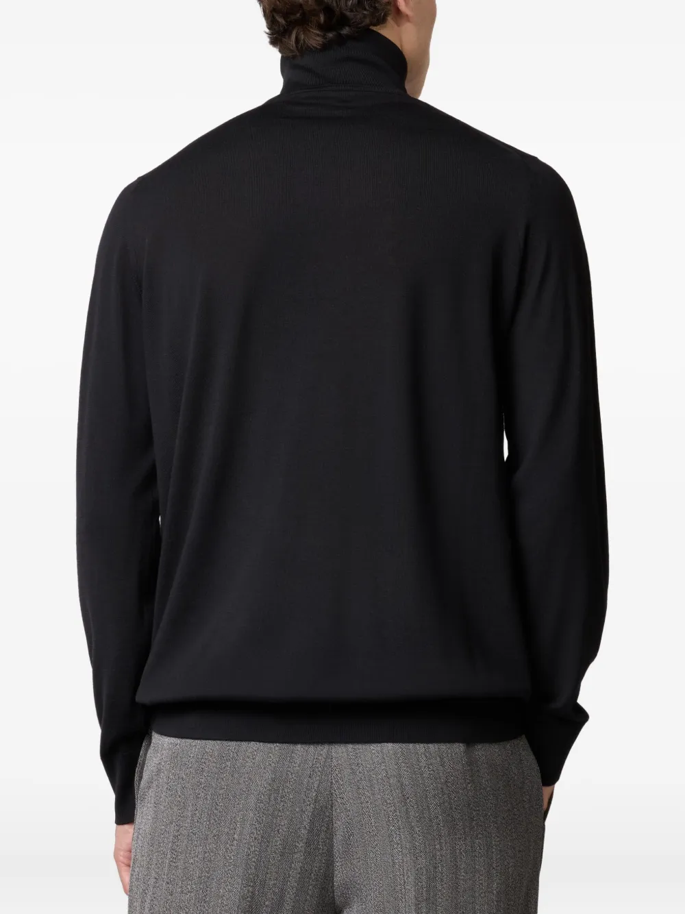 Tod's Long-sleeve Turtleneck Sweater In Black