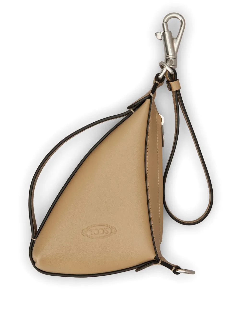 Tod's triangular leather wallet | Neutrals | Image 1