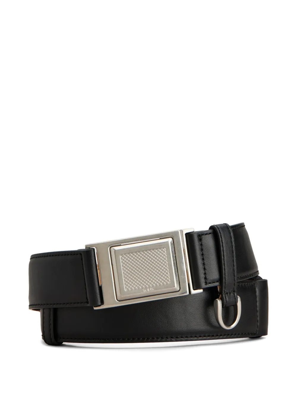 Tod's Metal-buckle Belt In Black