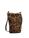 Tod's leopard-print bucket bag - Brown