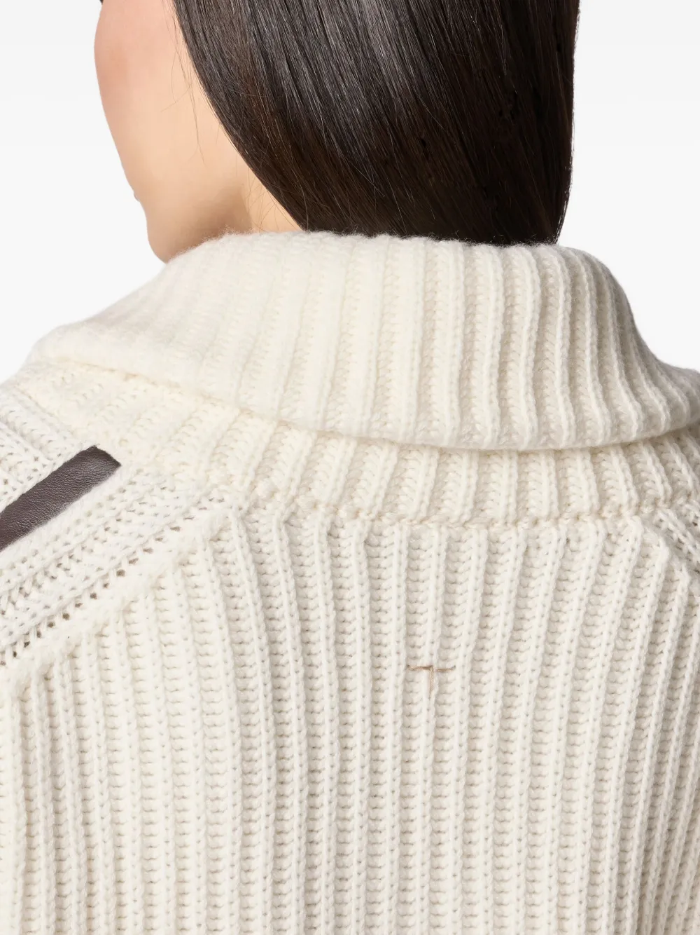 Tod's Geribbelde sweater Wit