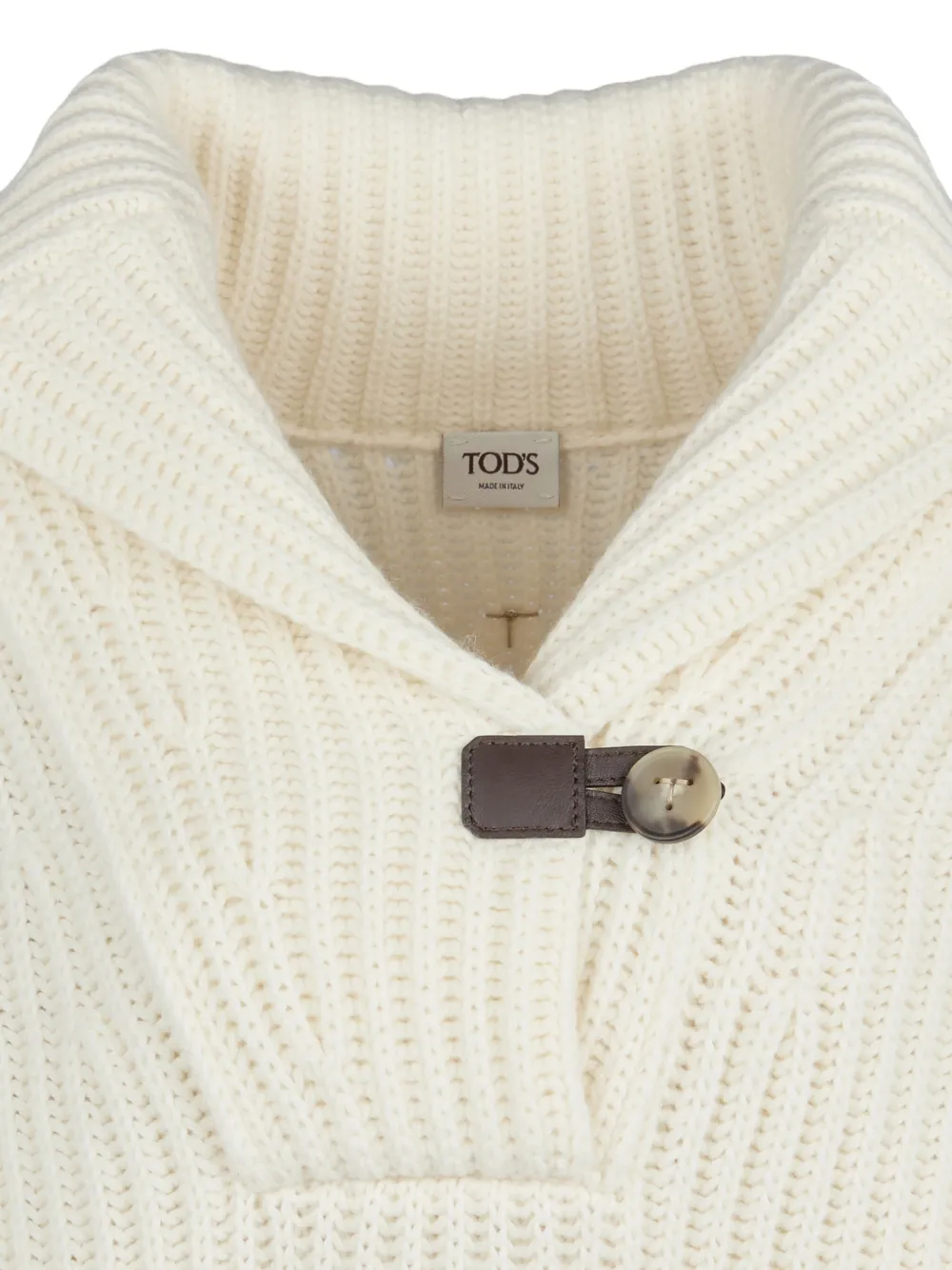 Tod's Geribbelde sweater Wit