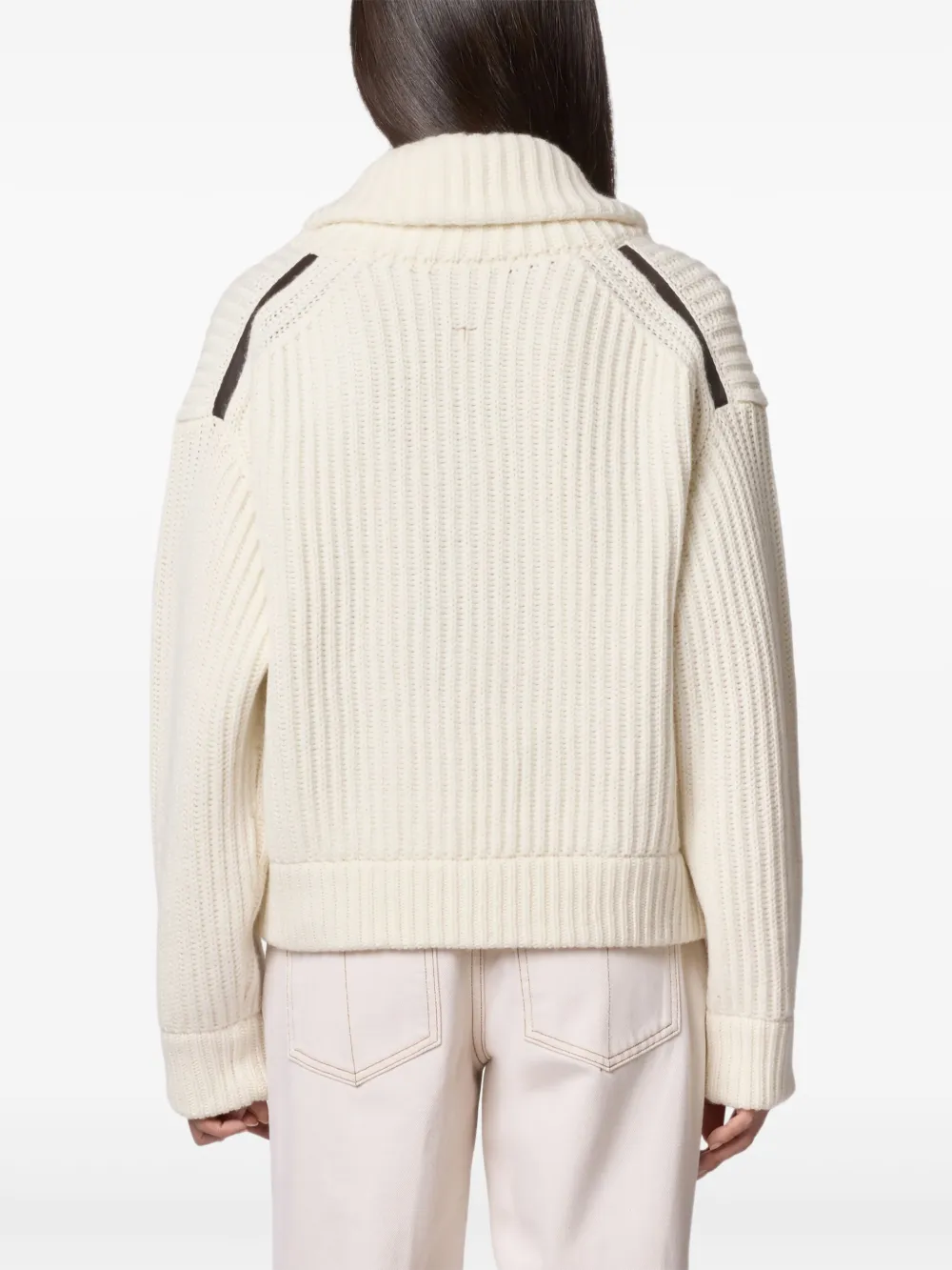 Tod's Geribbelde sweater Wit