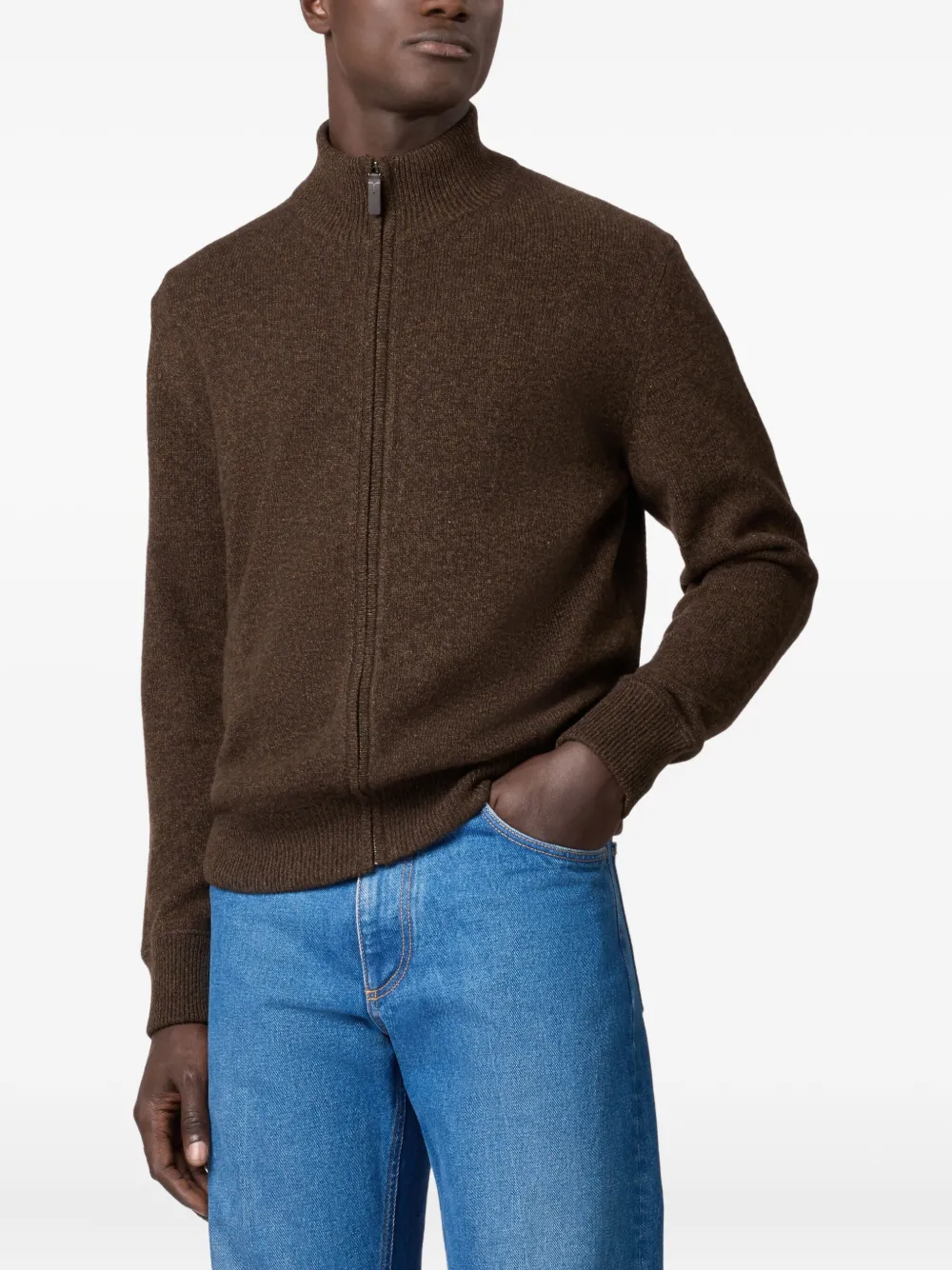 Tod's high-neck zip-up cardigan | Cardigans | Image 2