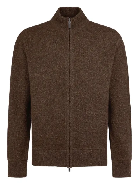 Tod's high-neck zip-up cardigan