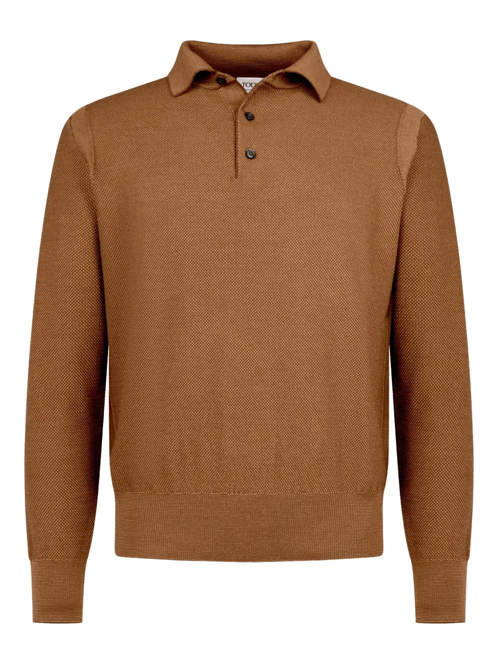 Tod's Piquet Polo Shirt In Brown