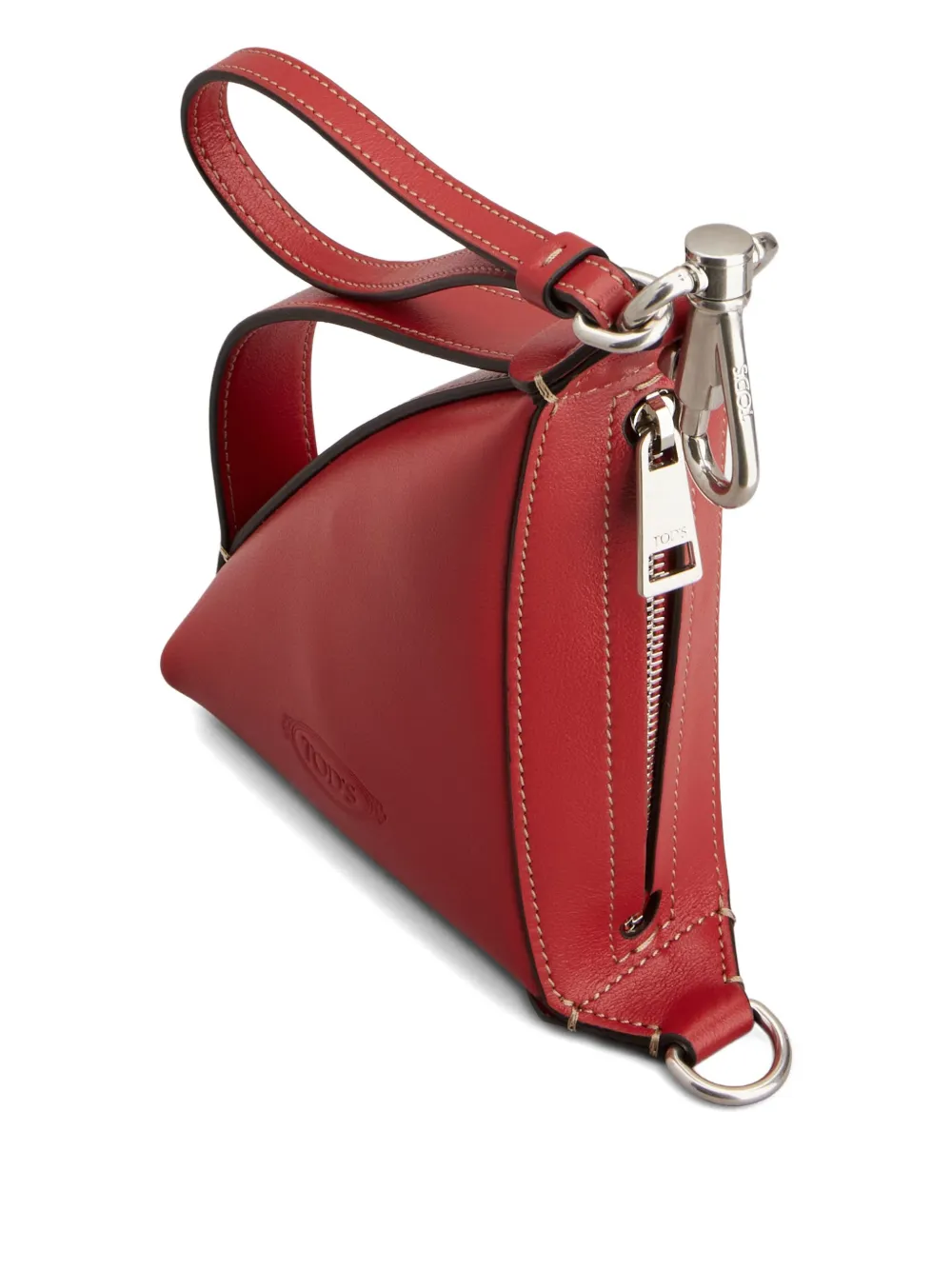 Tod's Dreieckiges Portemonnaie In Red