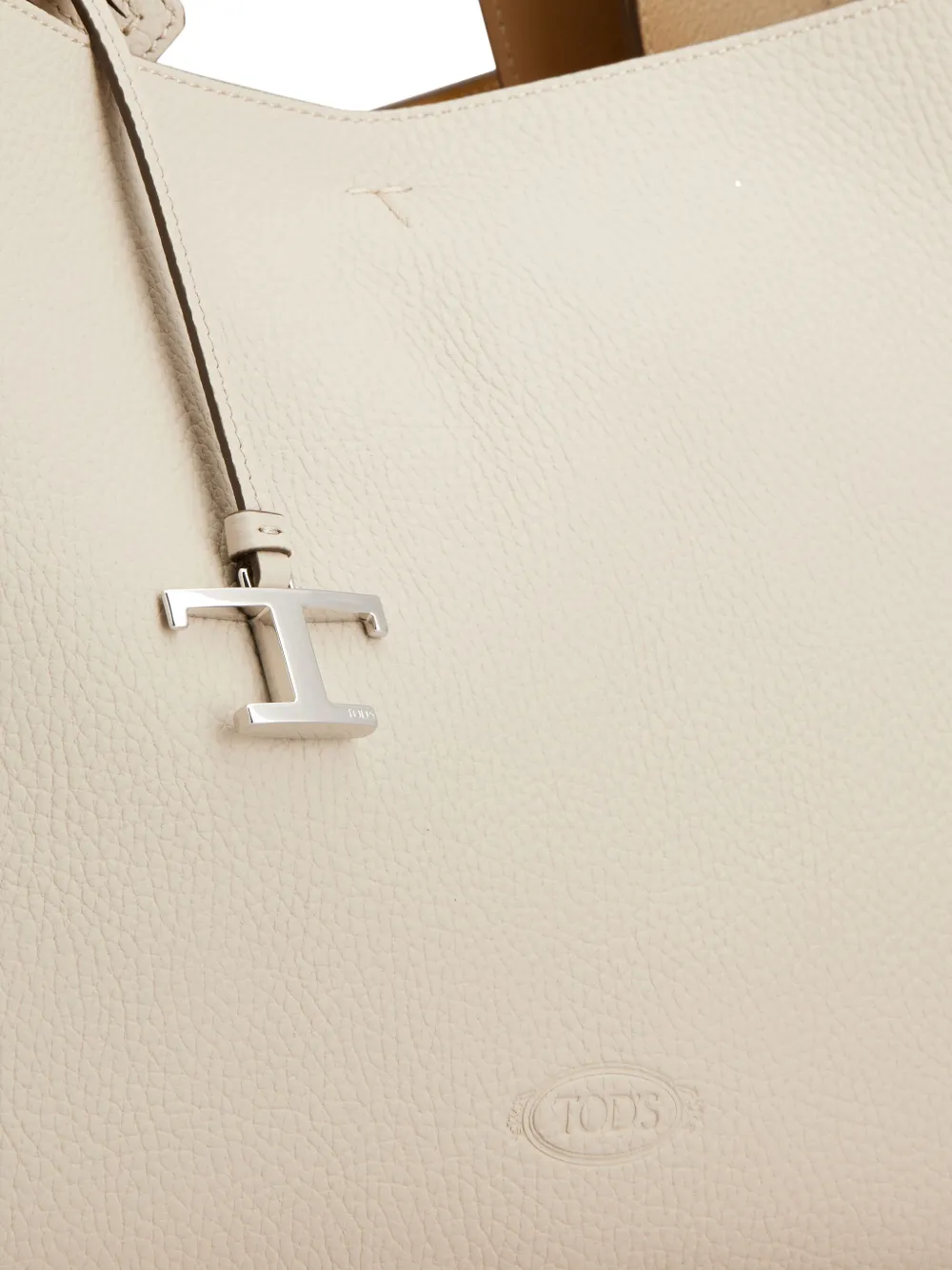 Tod's Shopper met structuur Wit