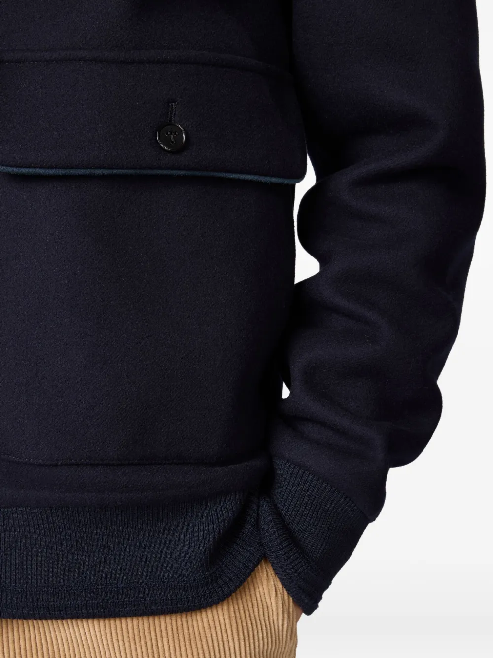 Tod's Button-up bomberjack Blauw