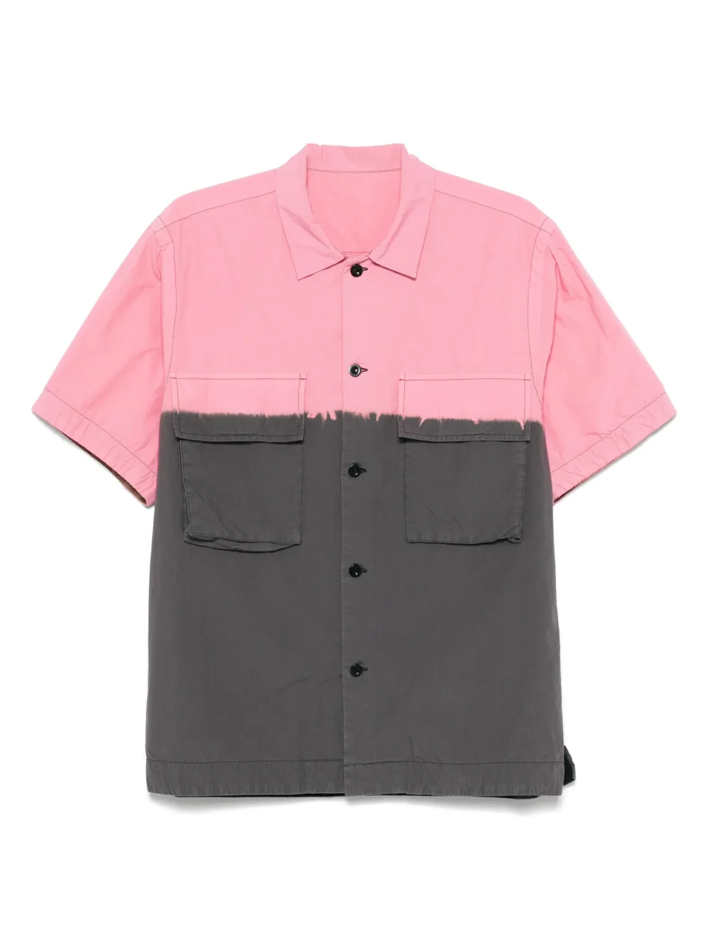 Sacai Overhemd met colourblocking Grijs