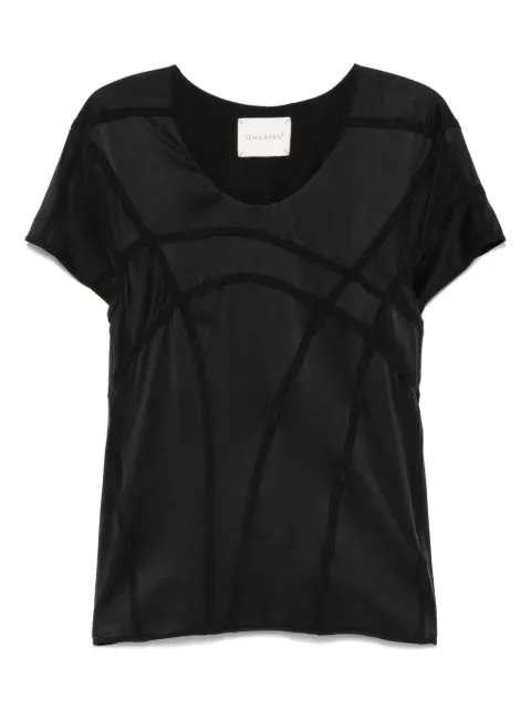 YEHUAFAN silk T-shirt