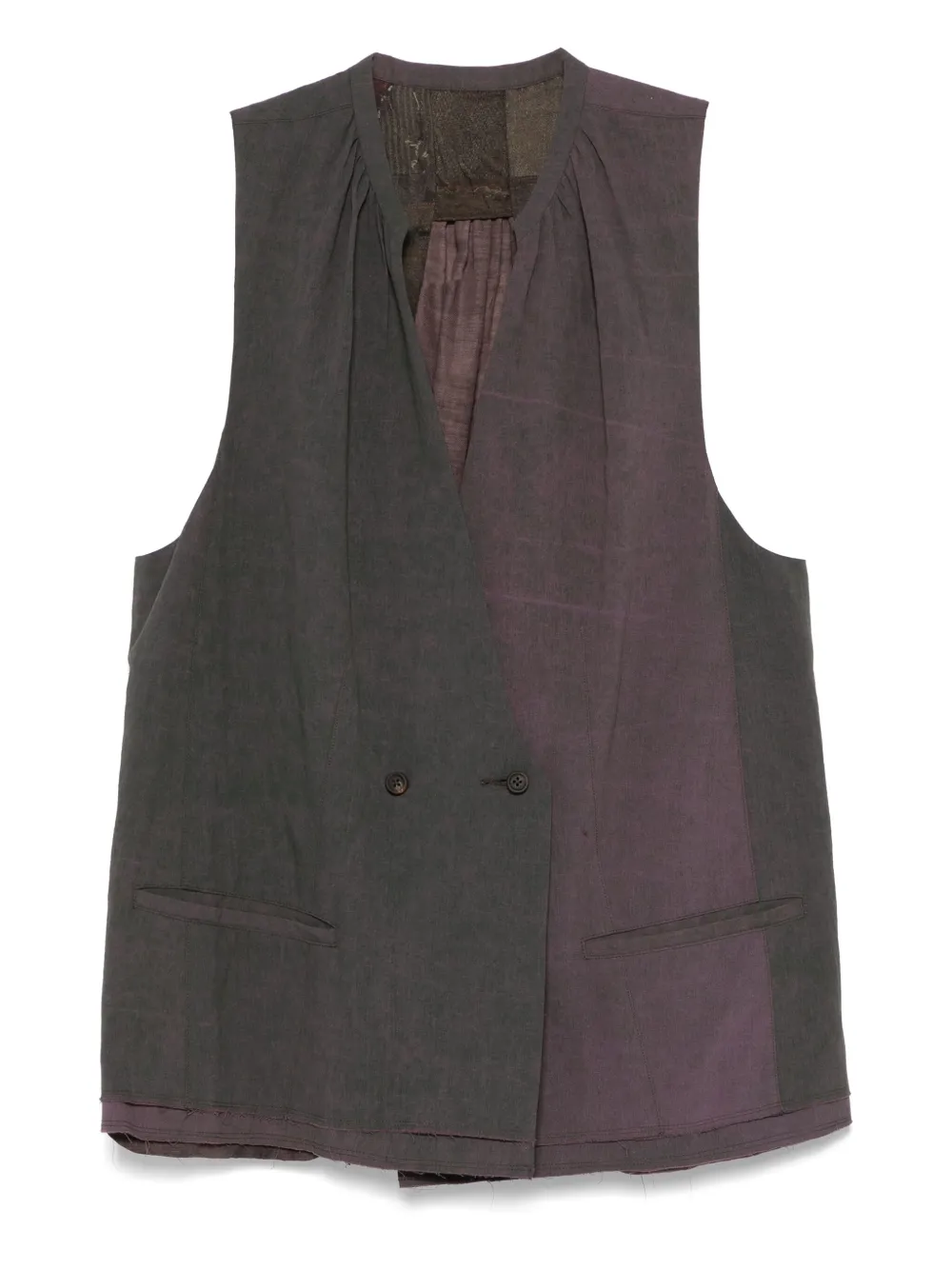 Ziggy Chen chaleco con paneles | morado | Image 1