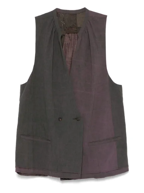Ziggy Chen panelled waistcoat