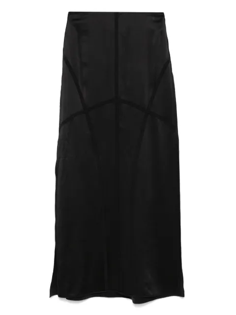 YEHUAFAN silk maxi skirt