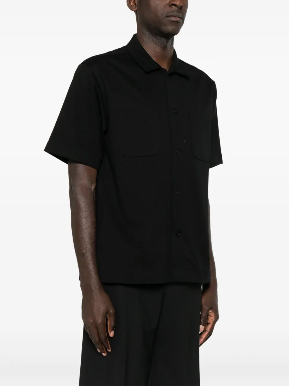 sacai Jersey overhemd Zwart