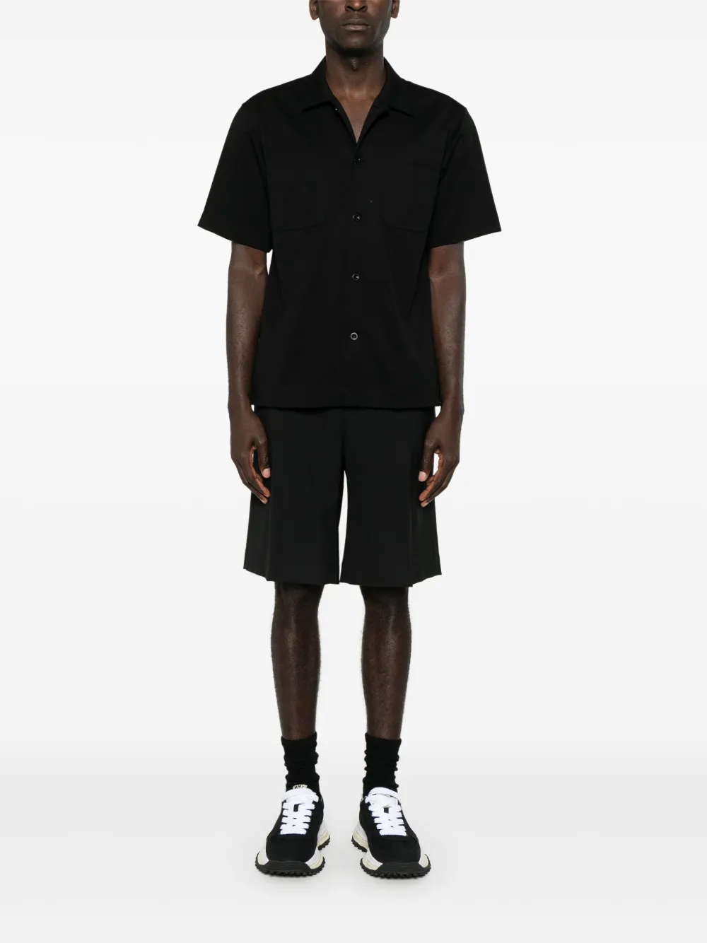 sacai Jersey overhemd Zwart