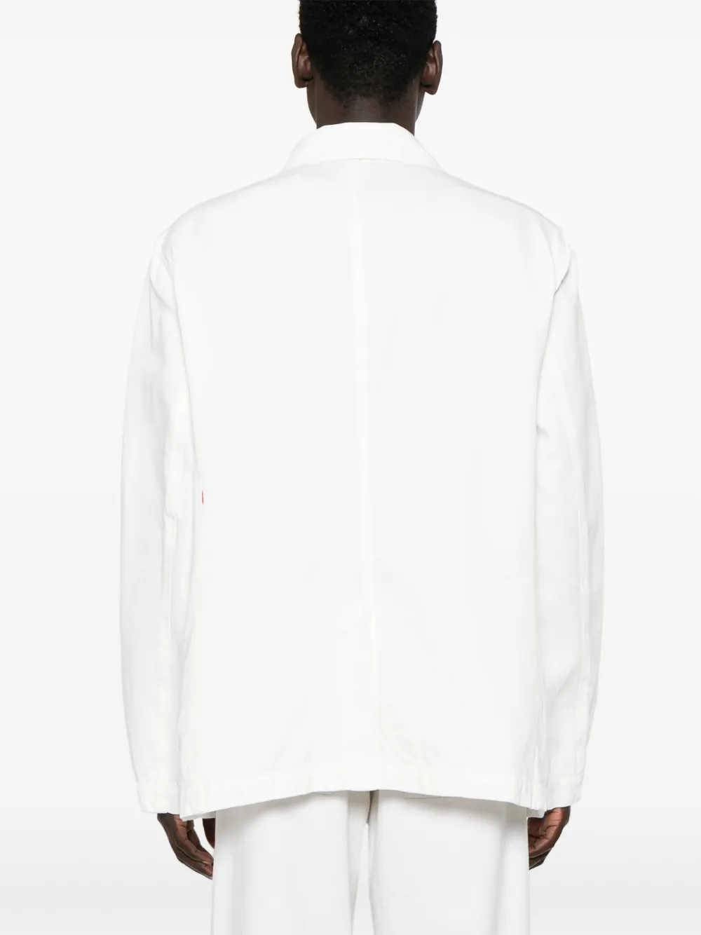 Casey Katoenen blazer Wit