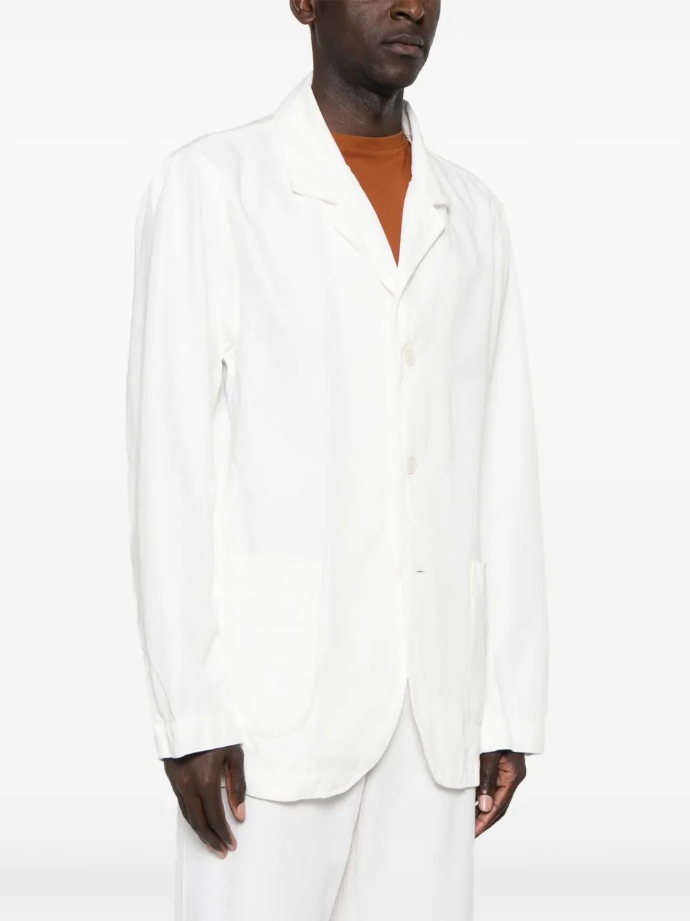Casey Katoenen blazer Wit