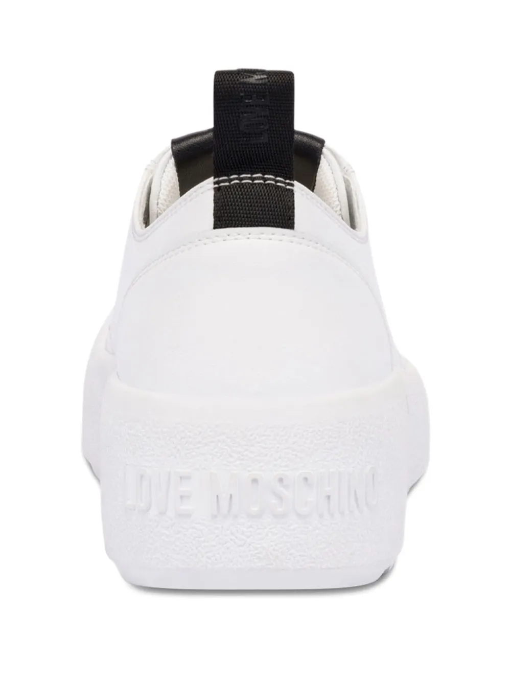 Love Moschino lace-up sneakers White