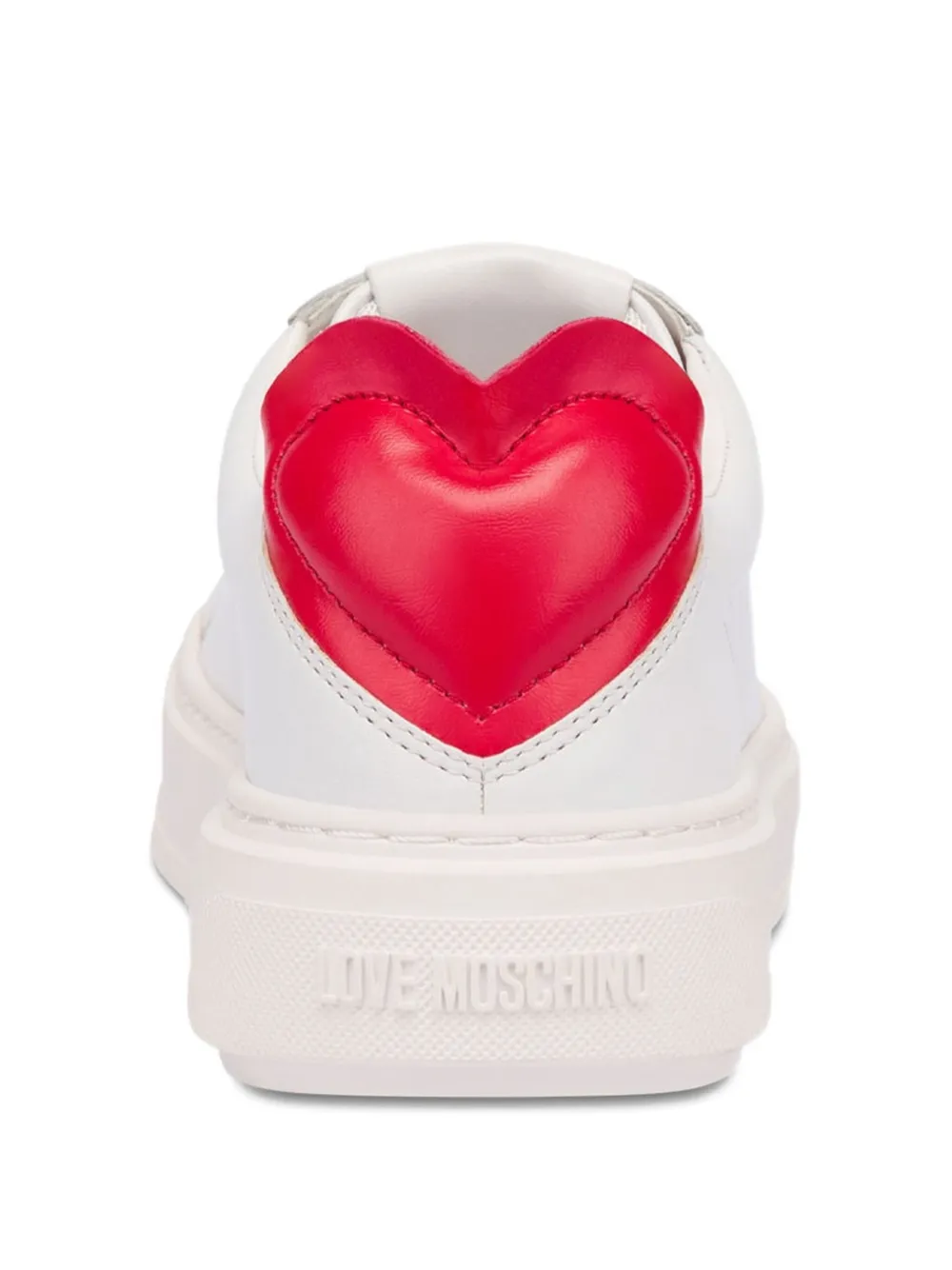 Love Moschino lace-up sneakers White