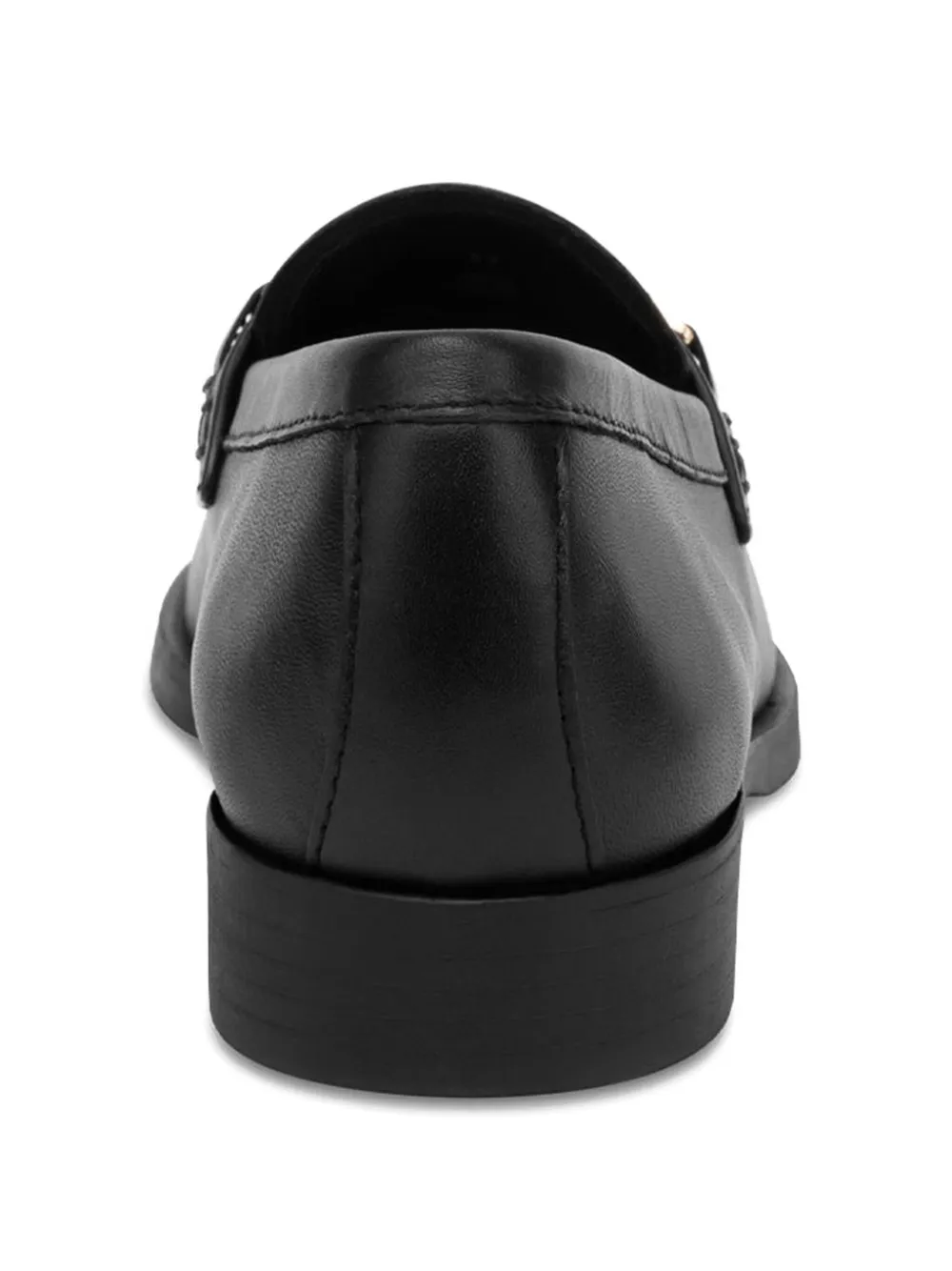 Love Moschino Loafers met logoplakkaat Zwart