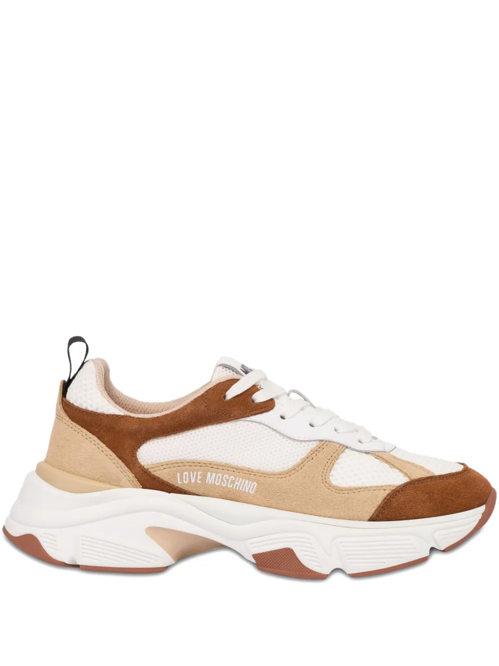 Love Moschino lace-up sneakers White