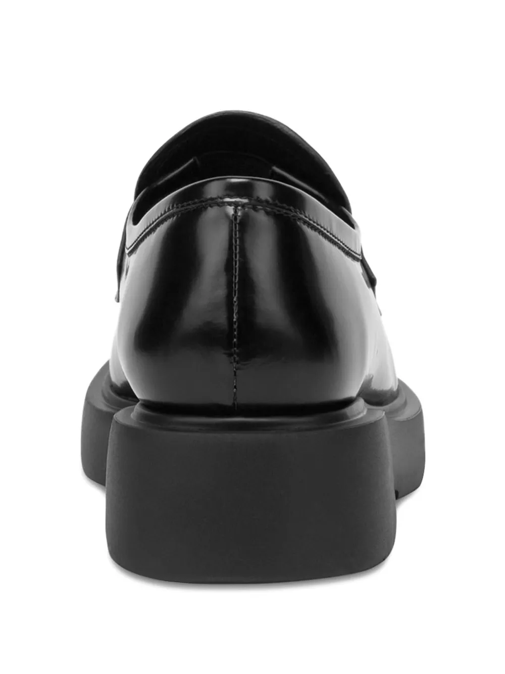 Love Moschino Loafers met logoplakkaat Zwart