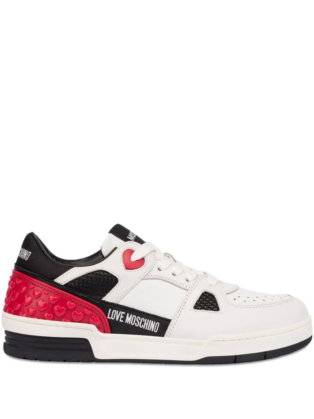 Love Moschino lace-up sneakers White