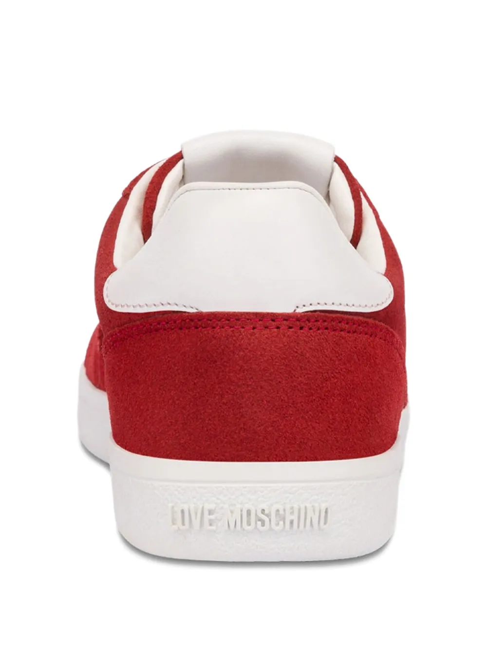 Love Moschino lace-up sneakers Red