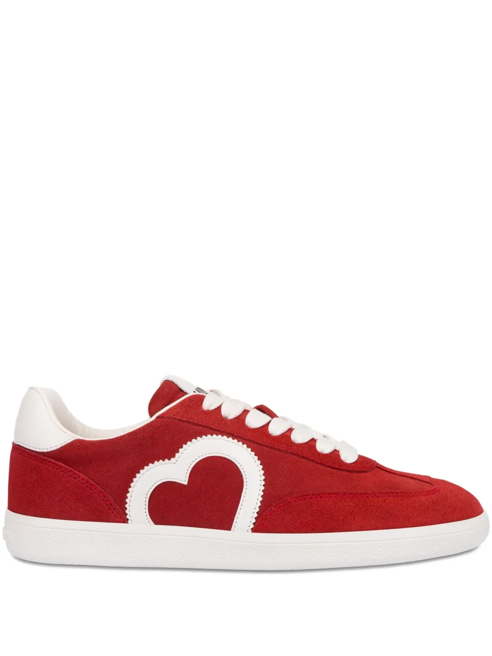 Love Moschino lace-up sneakers Red
