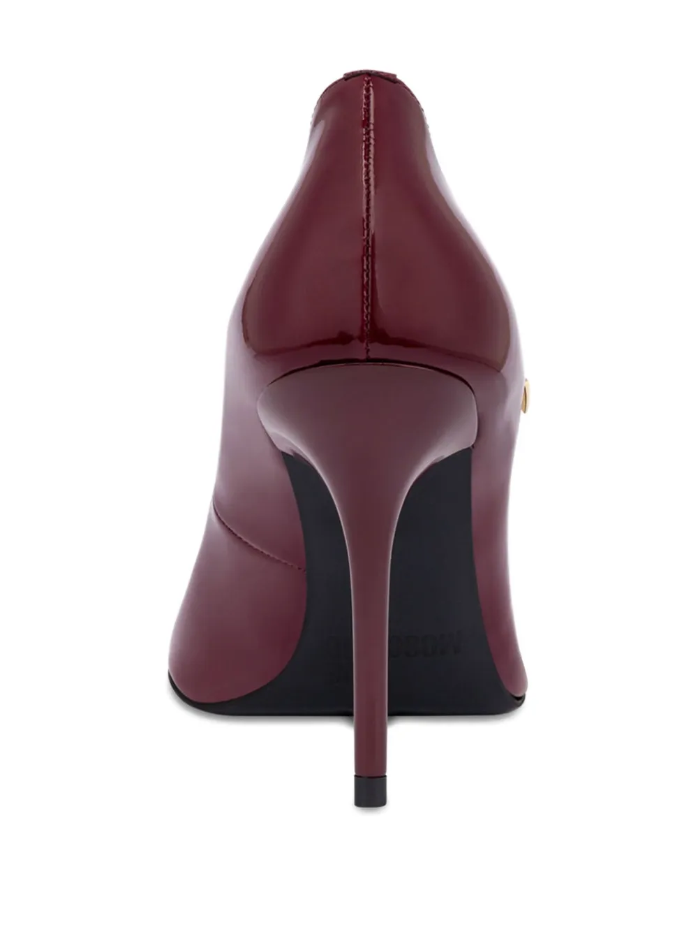 Love Moschino leather pumps Red