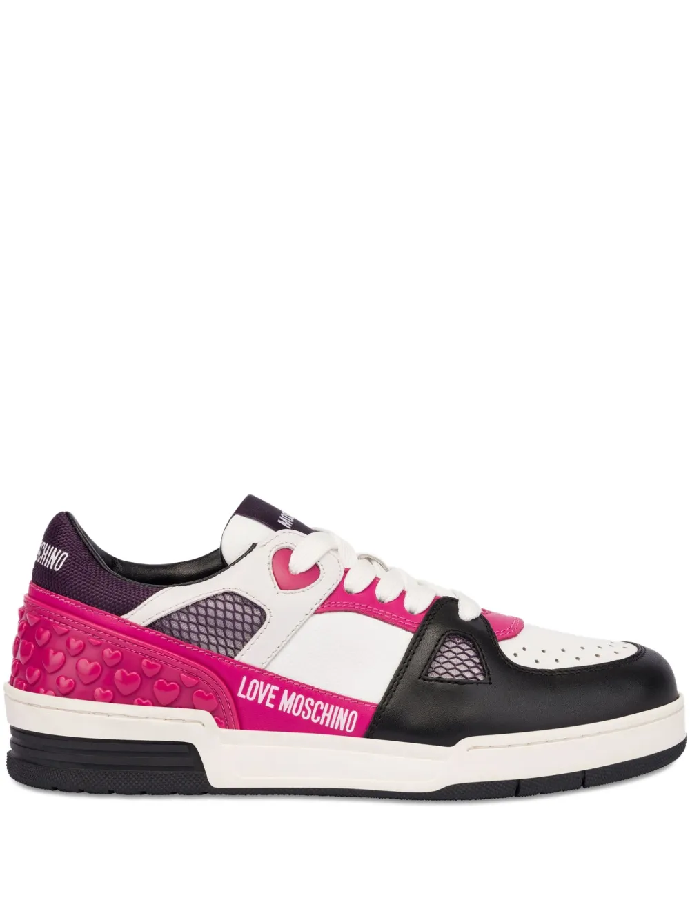 Love Moschino lace-up sneakers White