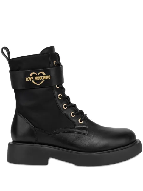 Love Moschino lace-up boots