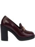 Love Moschino leather pumps - Red