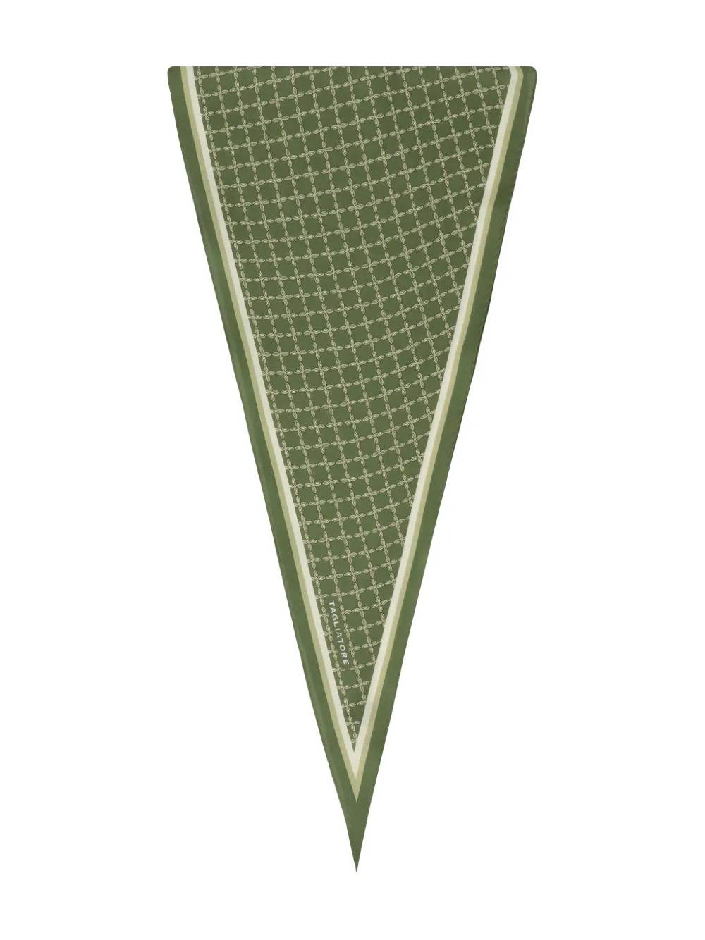 Tagliatore patterned scarf | verde | Image 1